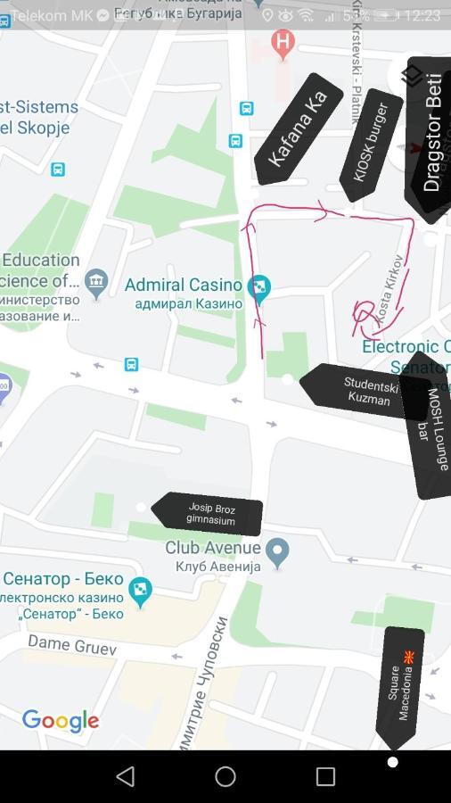 New York Apartment Σκόπια Εξωτερικό φωτογραφία